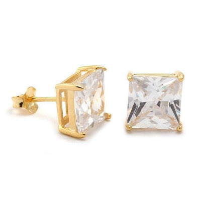 Princess-Cut Stud Earrings | King Ice | Reviews on Judge.me