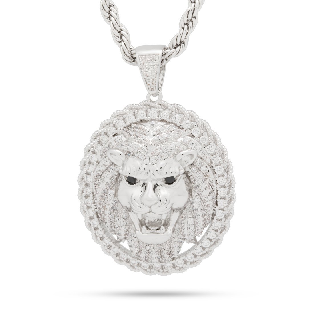 Icy Rasta Lion Necklace | Animal Jewelry | King Ice