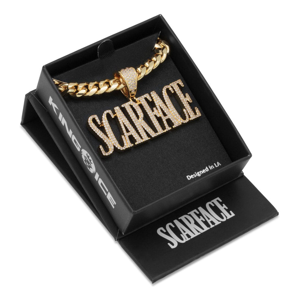 Scarface Logo Necklace | Scarface Jewelry | King Ice