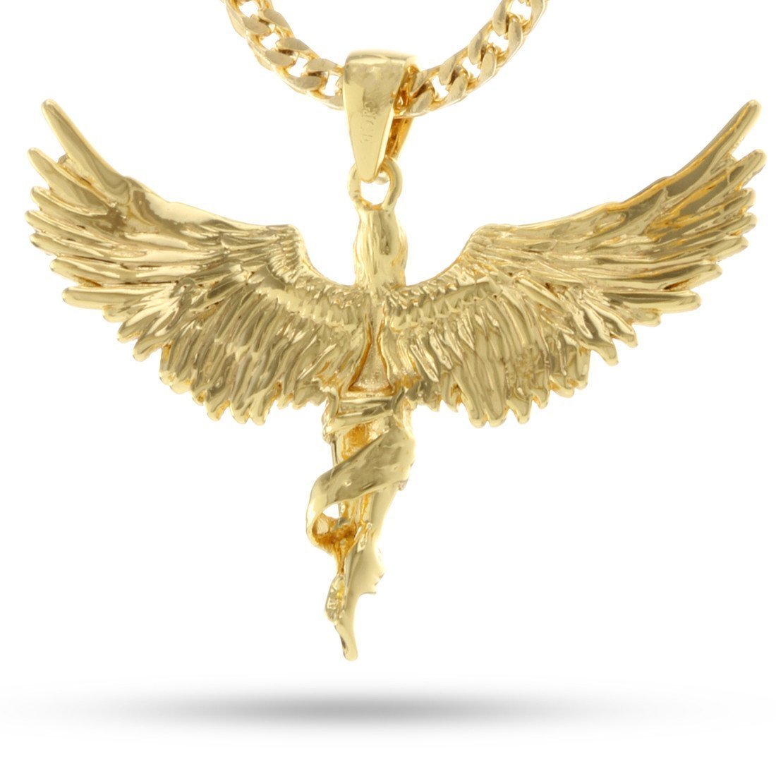 Wings Spread Angel Necklace, Angel Jewelry