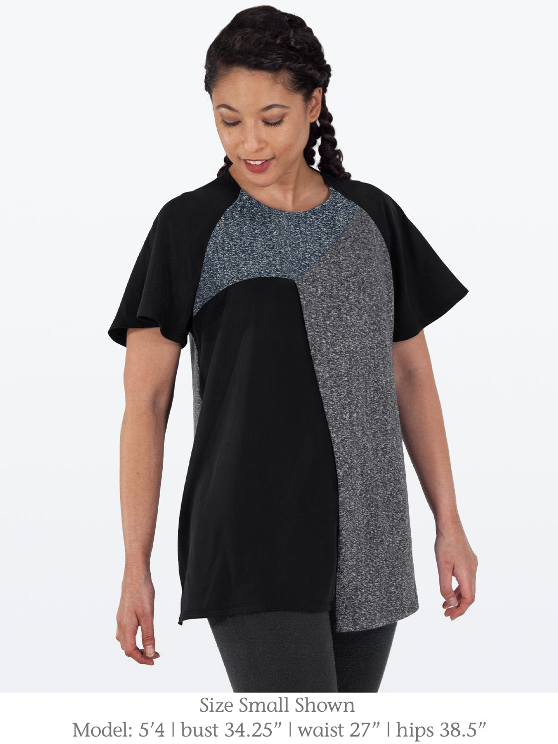 DANA - Eco-Friendly 3-Tone Box Top or Tunic