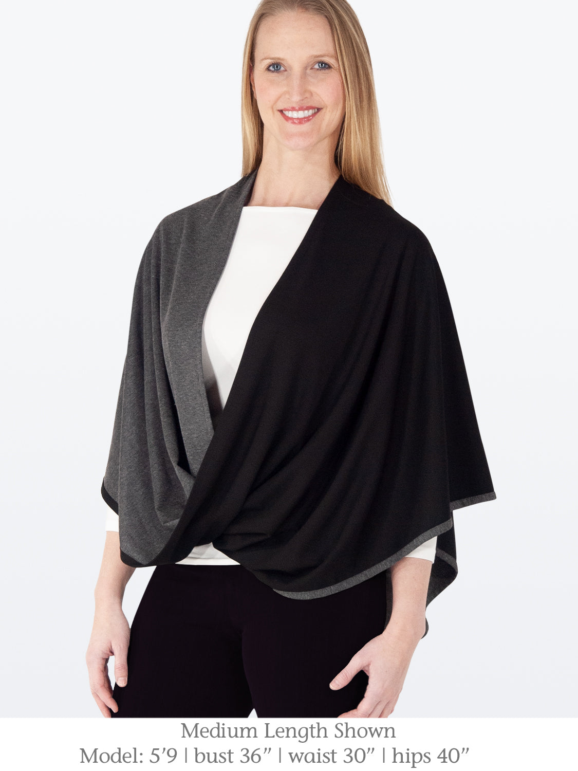 BERYL - 2-Tone Infinity Shawl / Scarf