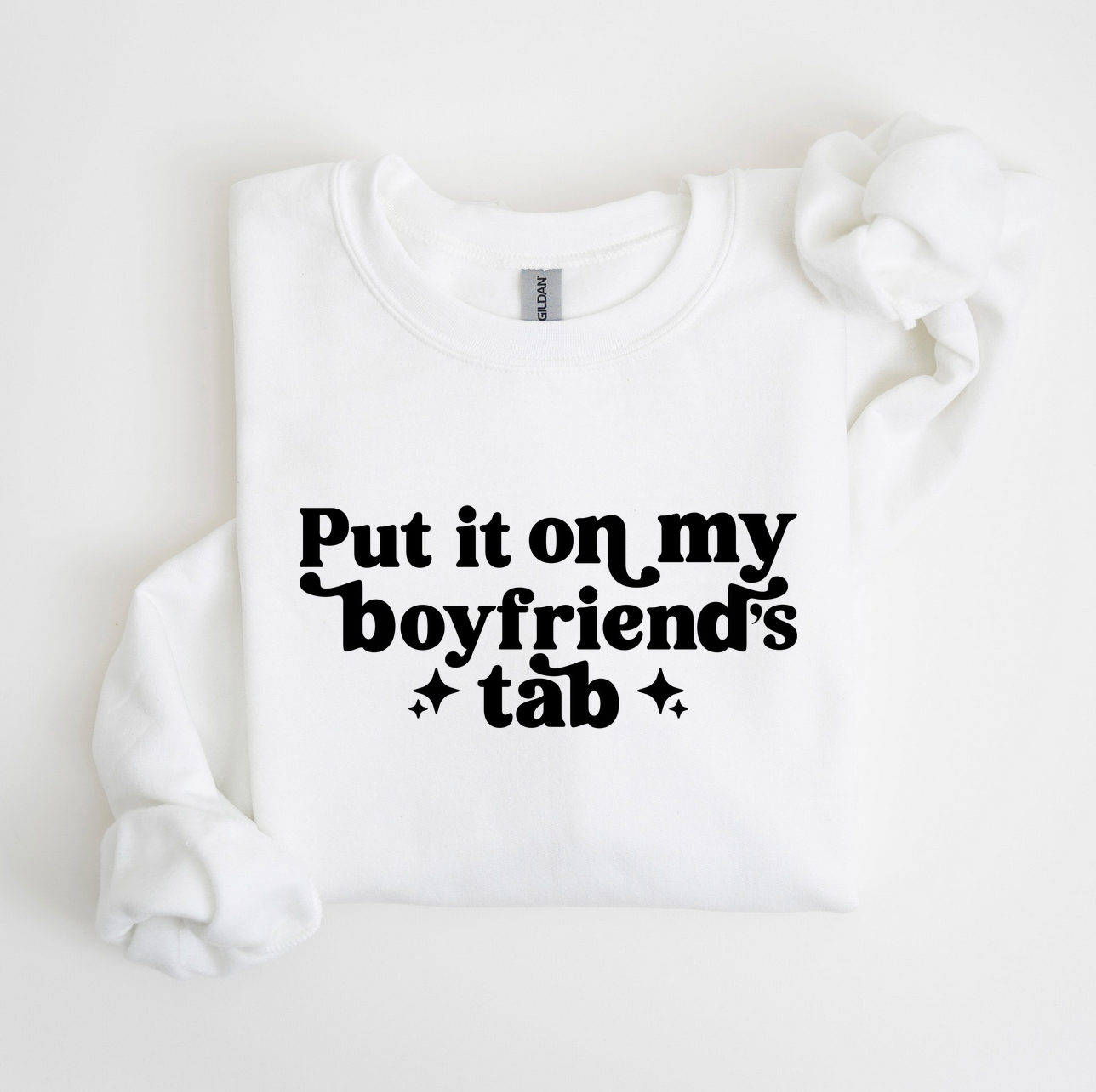 585) Boyfriend’s Tab Black - Sweatshirt