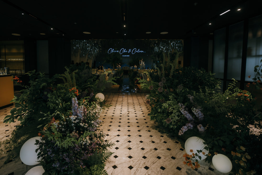 Enchanting Garden Romance: A Magical Wedding at JW Marriott Singapore