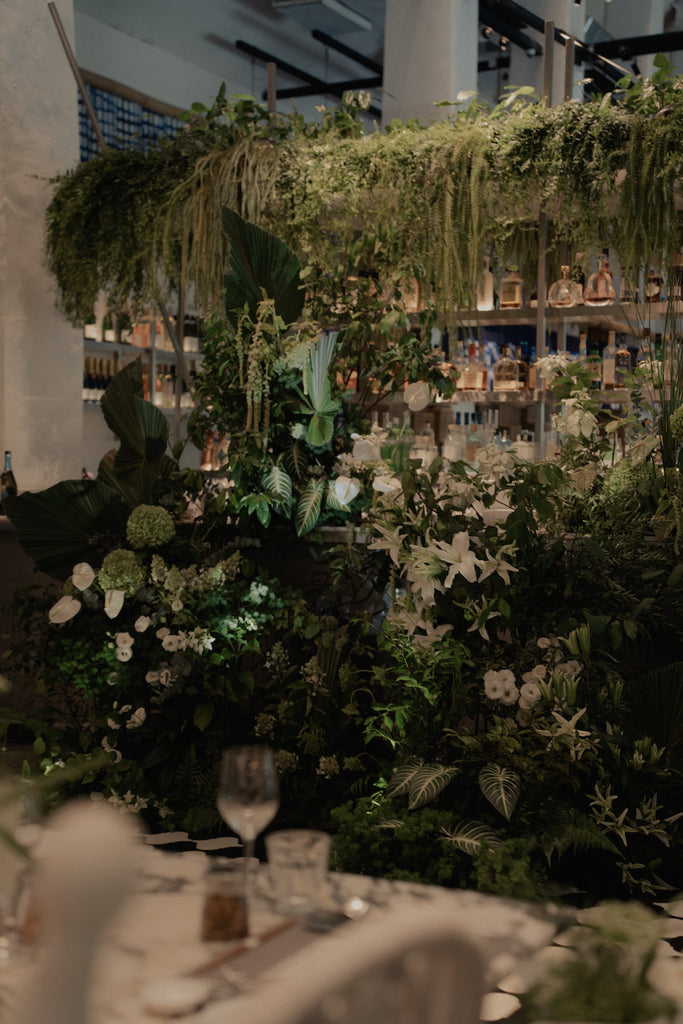 Plant Loving Wedding Floral Decoration at Cookhouse Dempsey