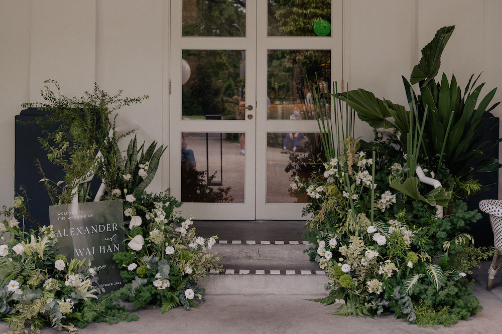 Wedding Welcome Signage at Cookhouse Dempsey