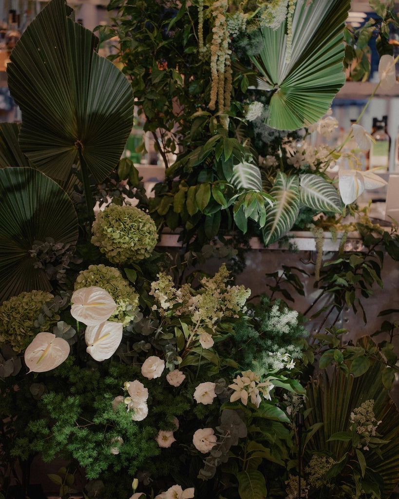 Plant Loving Wedding Floral Decoration at Cookhouse Dempsey