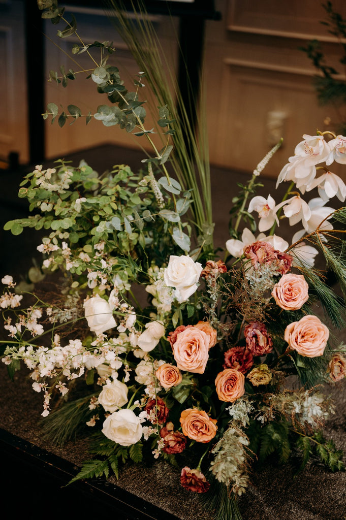 Timeless Burgundy Blush Autumn Color Wedding at Outpost Hotel - Revelry Hall