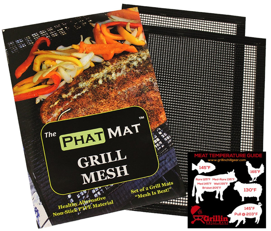 The Phatmat Premium Silicone Baking Mat Plus Grill Mesh For