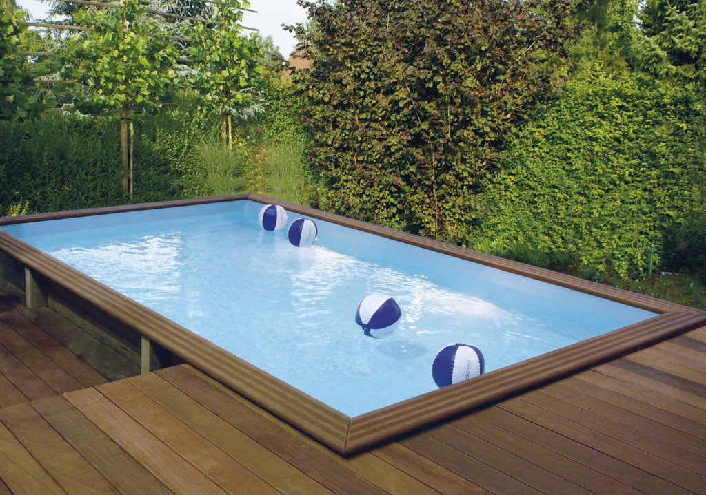 Gardipool Quartoo Rectangle Wooden Pool – H2oFun.co.uk