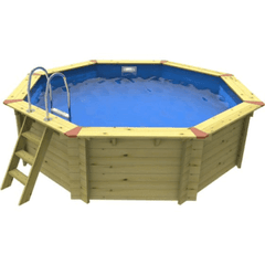 plastica eco small wooden pool h2ofun