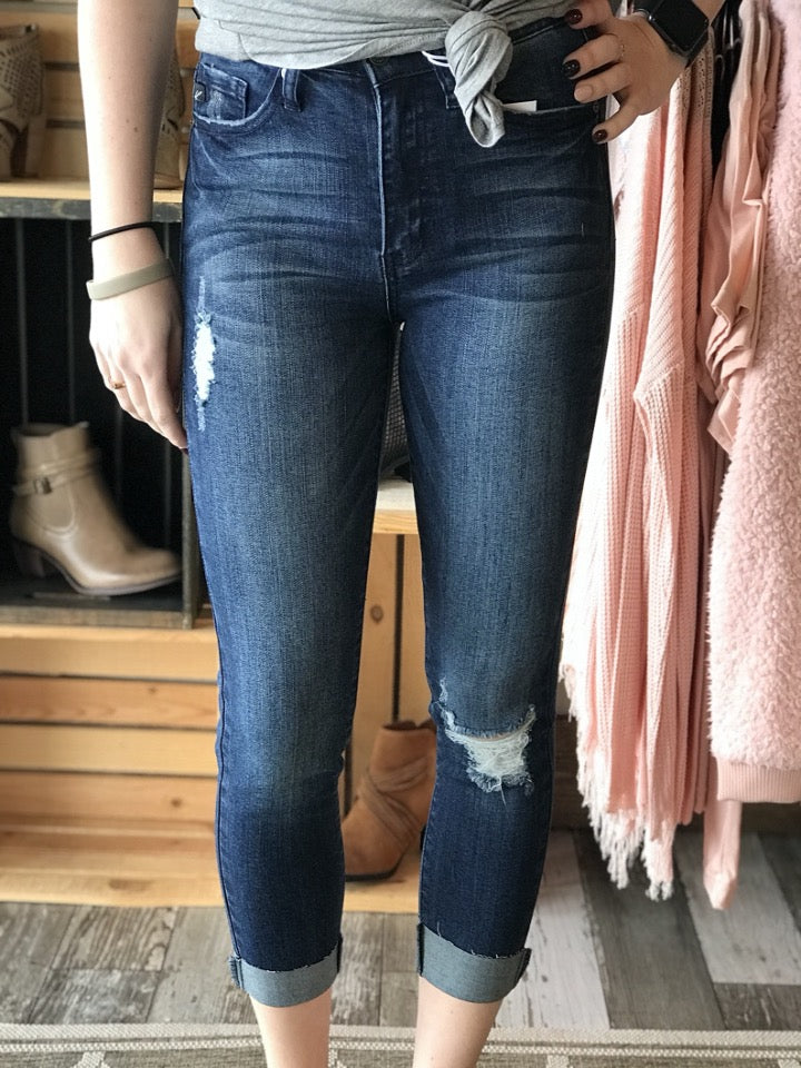 cropped skinny jeans