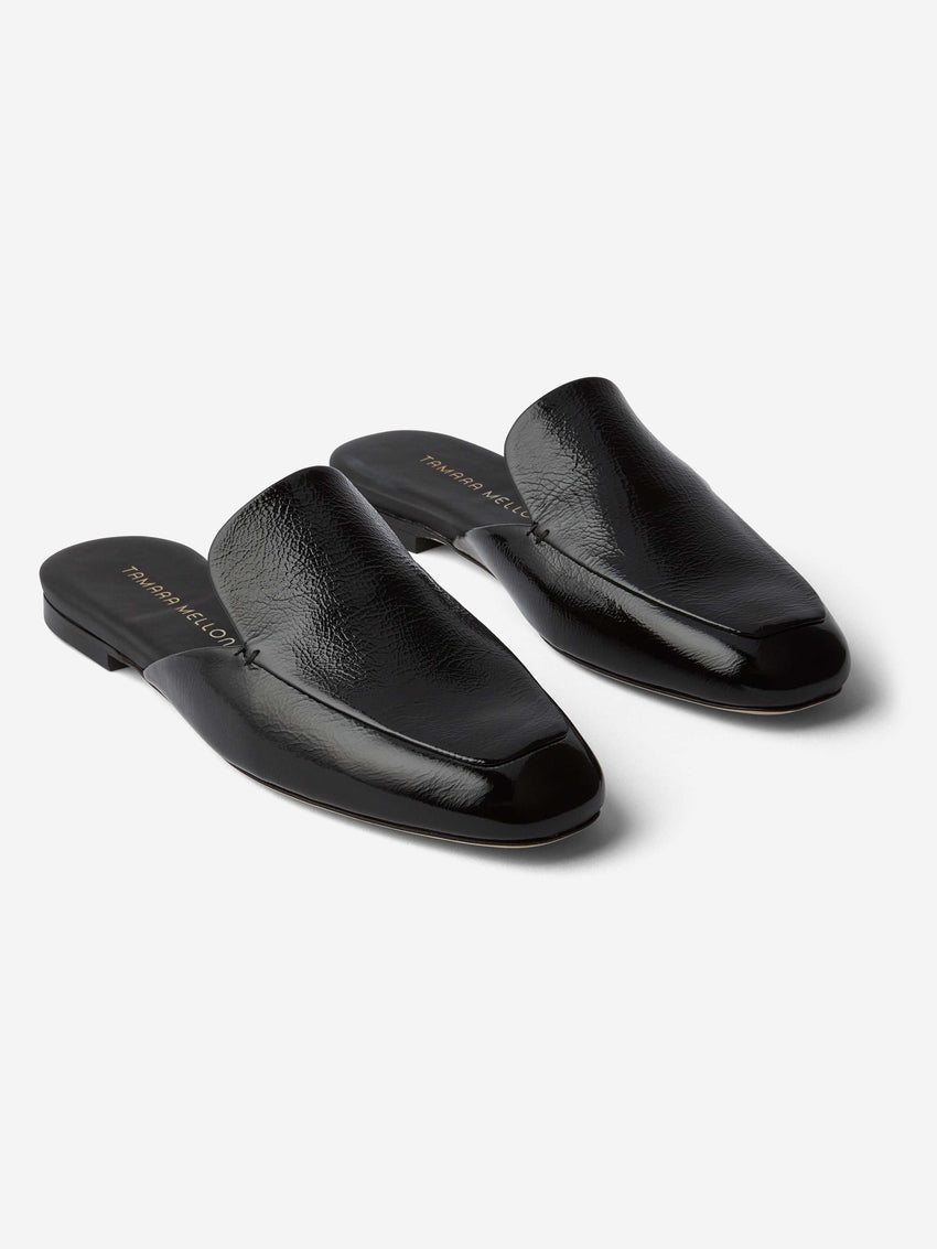 Slipper Pillow Flat Comfort Mules - Luxury Black