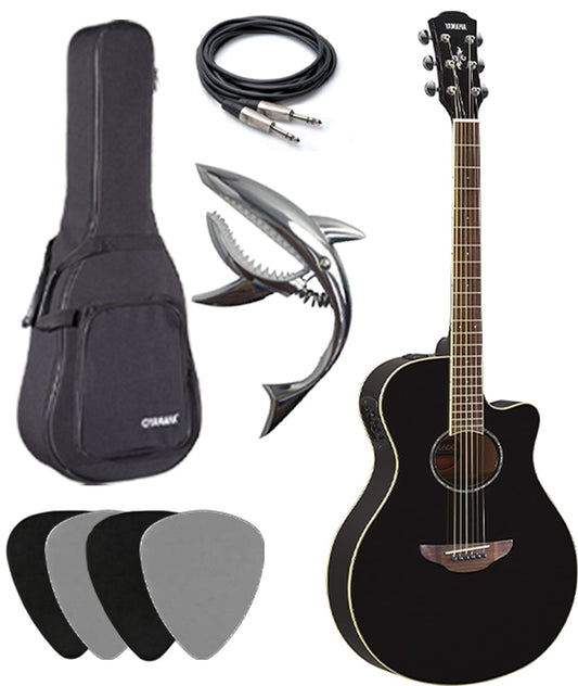 Yamaha APX600 Acoustic-Electric Guitar package – Key Note