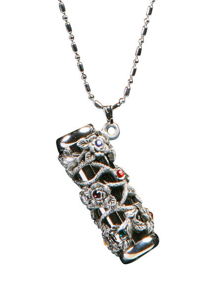 glass kaleidoscope necklace