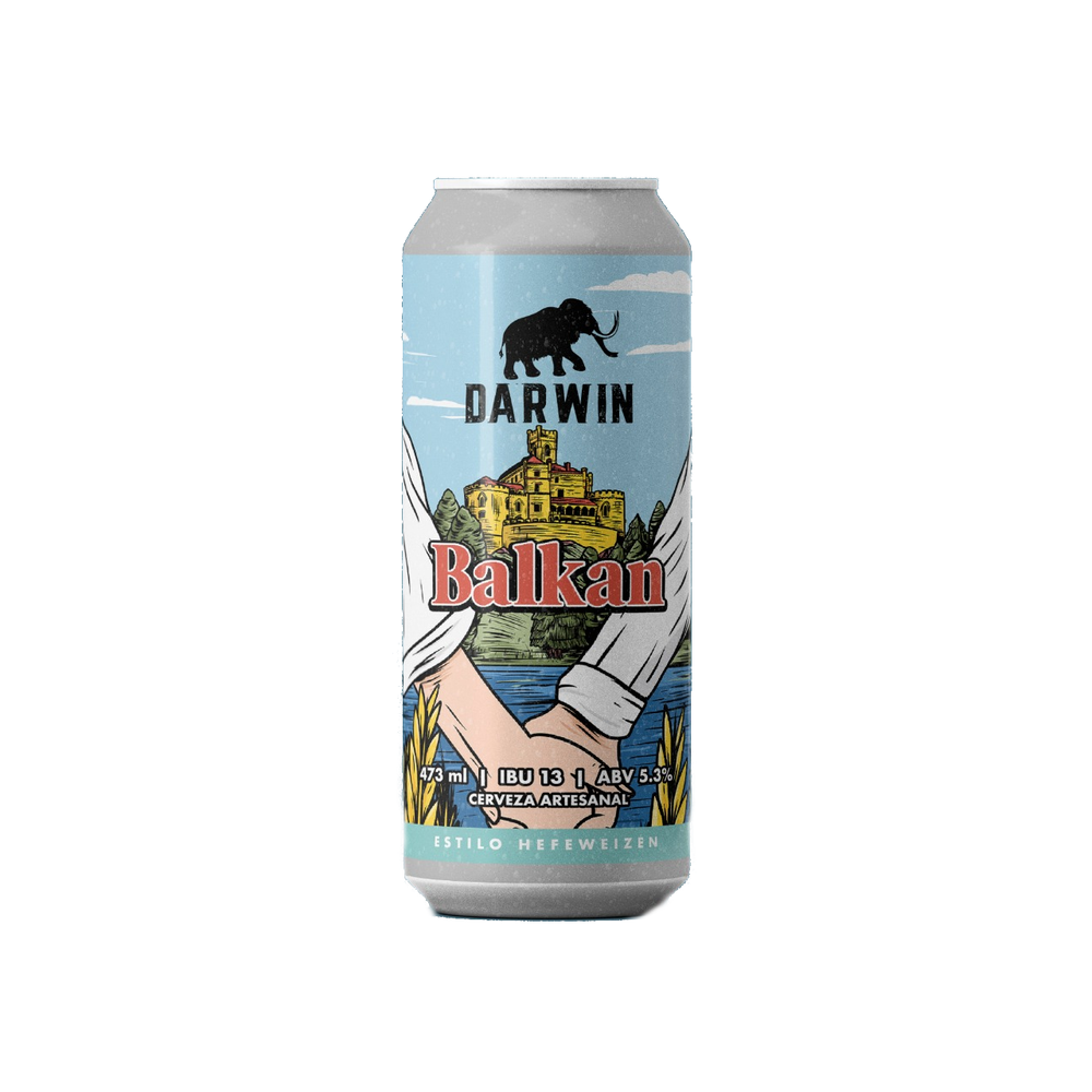 Darwin Balkan Hefeweizen Lata 473ml - Craft Society