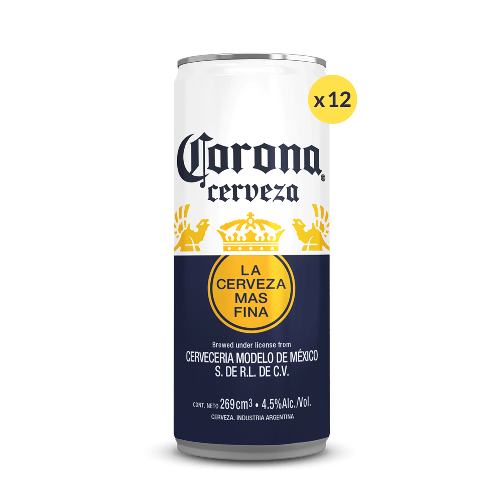 Pack 12 s Corona Lata 269ml - Craft Society