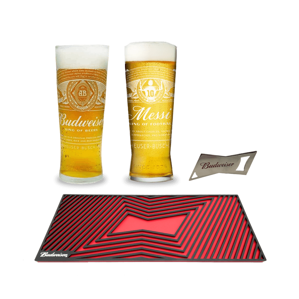 Pack Accesorios Budweiser Completo - Craft Society