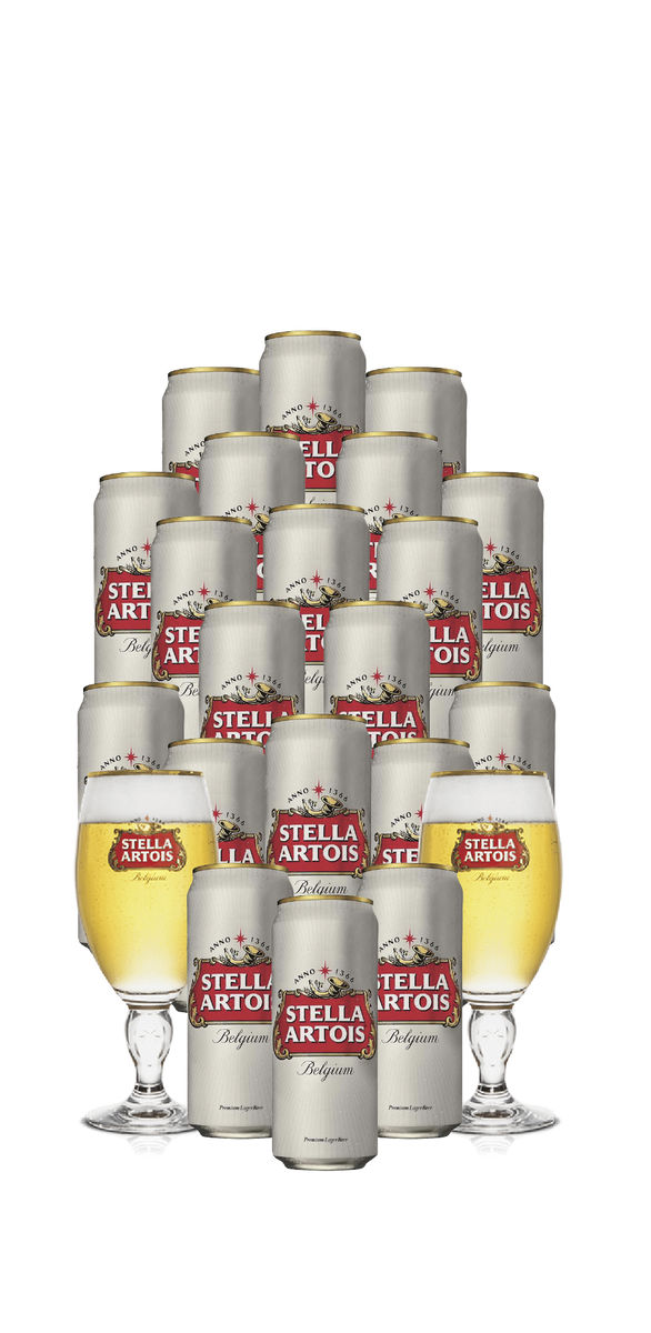 Pack Stella Artois con Copas 250ml - Craft Society