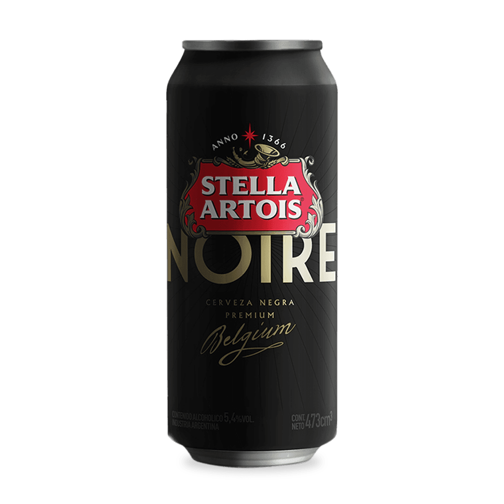 Stella Artois Noire Lata 473ml - Craft Society