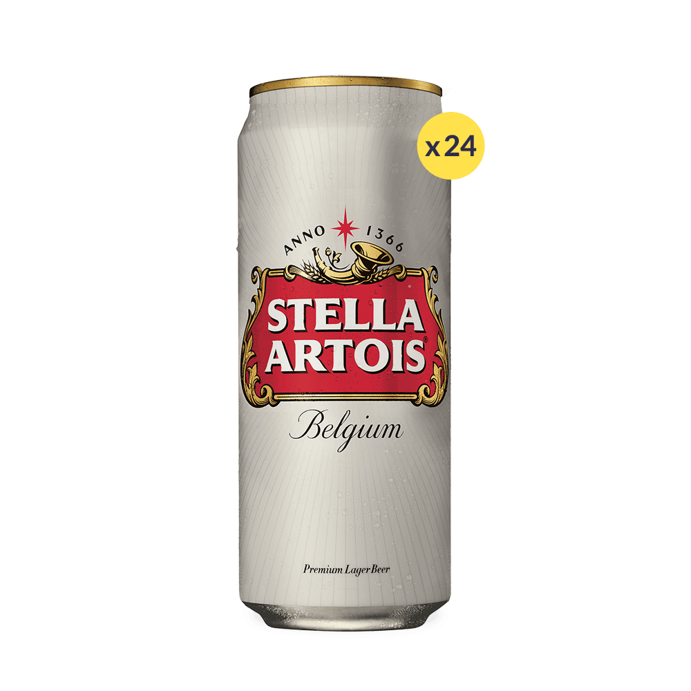 Pack 24 s Stella Artois Lata 473ml - Craft Society