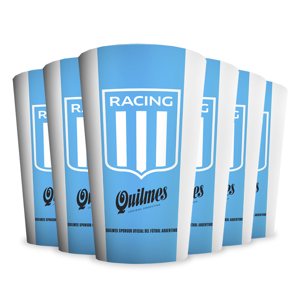 Vasos Quilmes Fútbol Club Racing - Craft Society