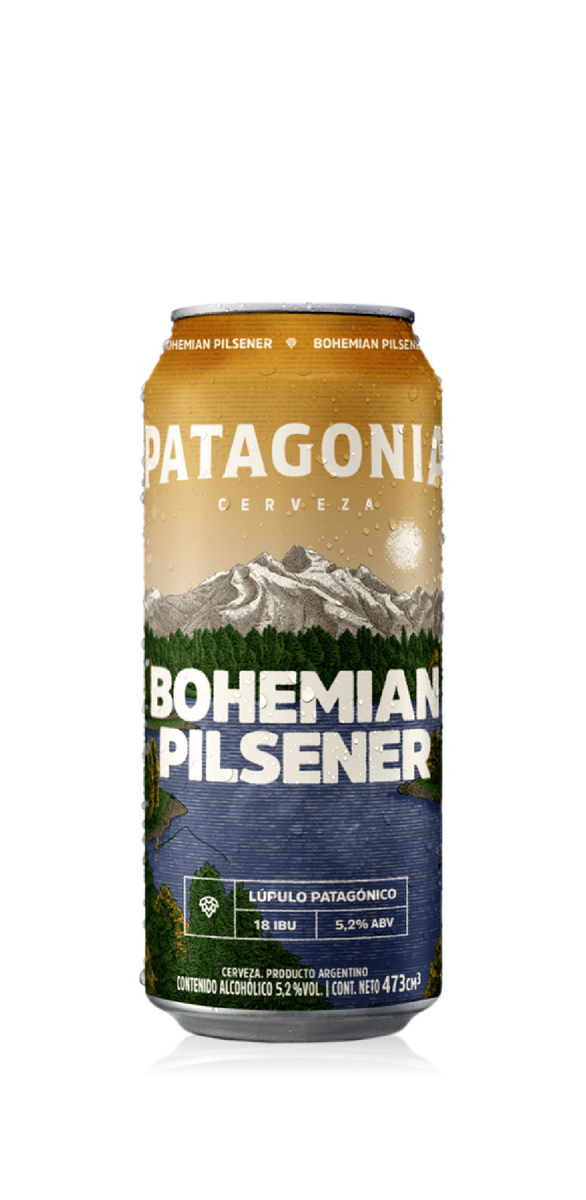 Patagonia Bohemian Pilsener Lata 473ml - Craft Society