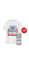 Pack de Cervezas con Remera Levis Budweiser - Craft Society