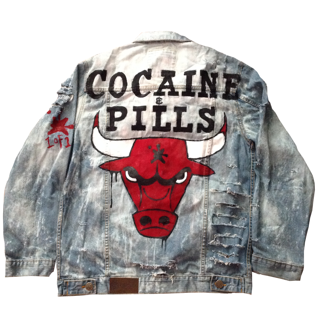 chicago bulls denim jacket