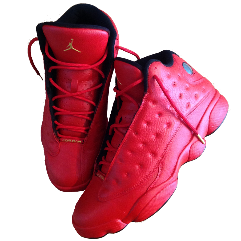 Red October Jordan 13's – BYN Customs