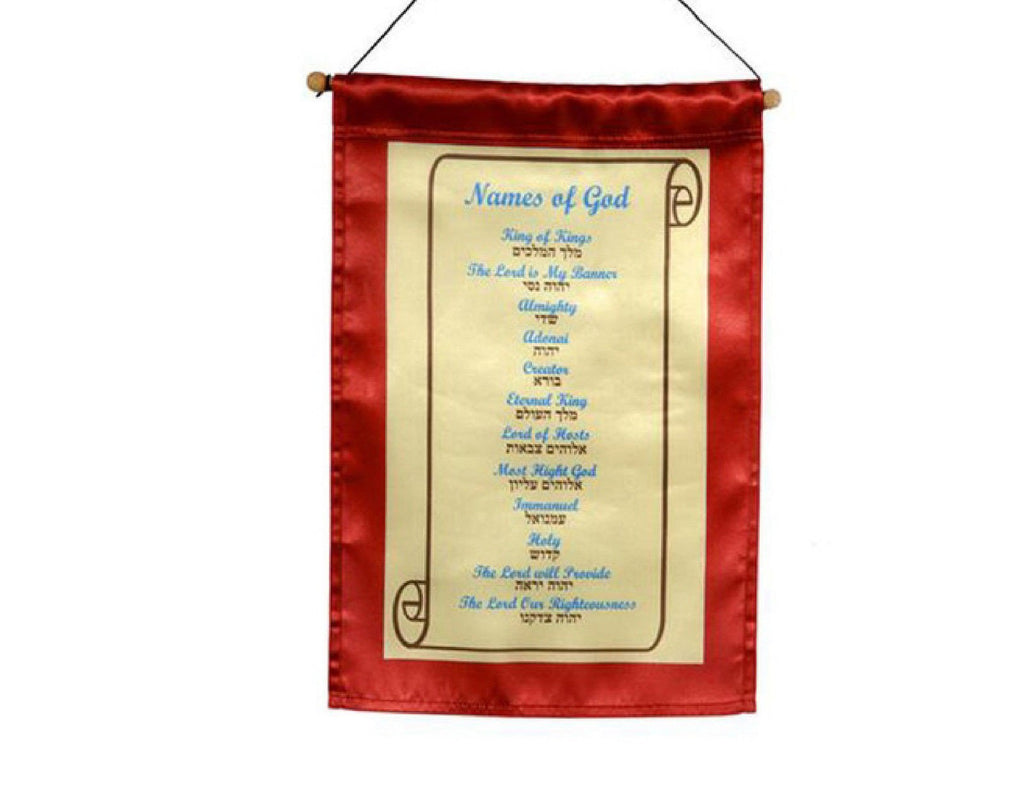 Names of God in Hebrew banner small Rock of Israel Store