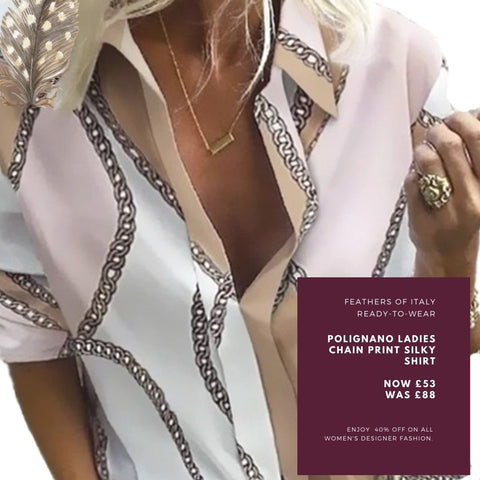 https://www.feathersofitaly.co.uk/products/ladies-chain-print-silky-shirt-long-sleeved-in-taupe-and-pink-1