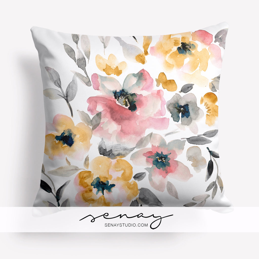 pillow flower design