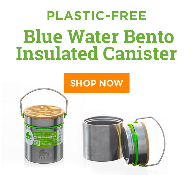 Plastic-Free Blue Water Bento Insulated Canister