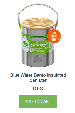 Blue Water Bento Insulated Canister - ECOlunchbox