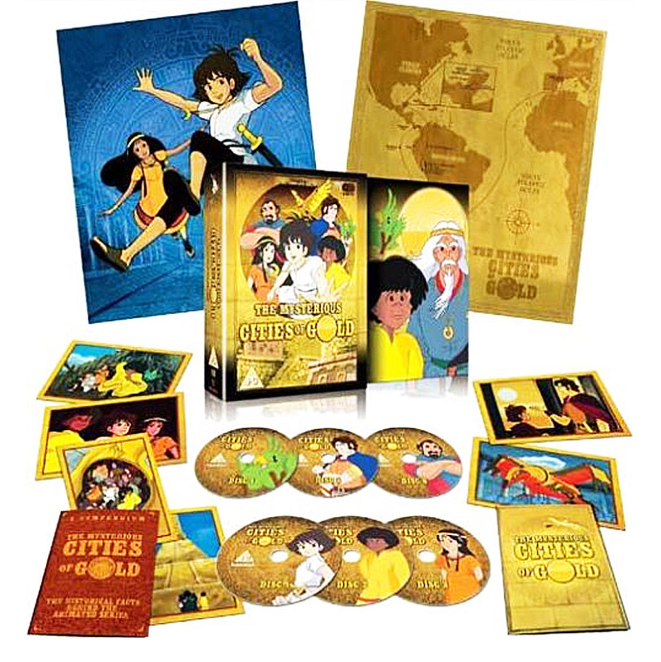 Mysterious Cities Of Gold Deluxe Edition Complete Series Dvd 09 Dvd Oasis Media Blasters Oop