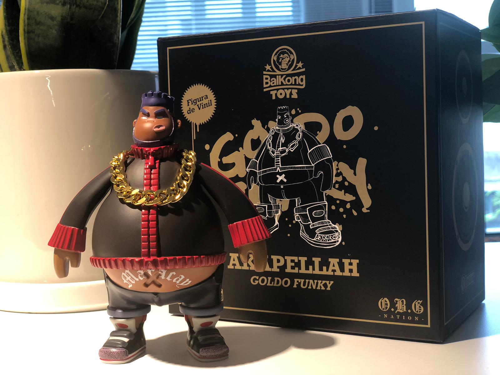 Goldo Funky 15cm Vinyl Figure By Balkong Toys X O B G Nation Tenacious Toys