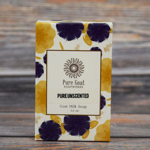 Pure Unscented Goat Milk Soap - Pure Goat Soapworks