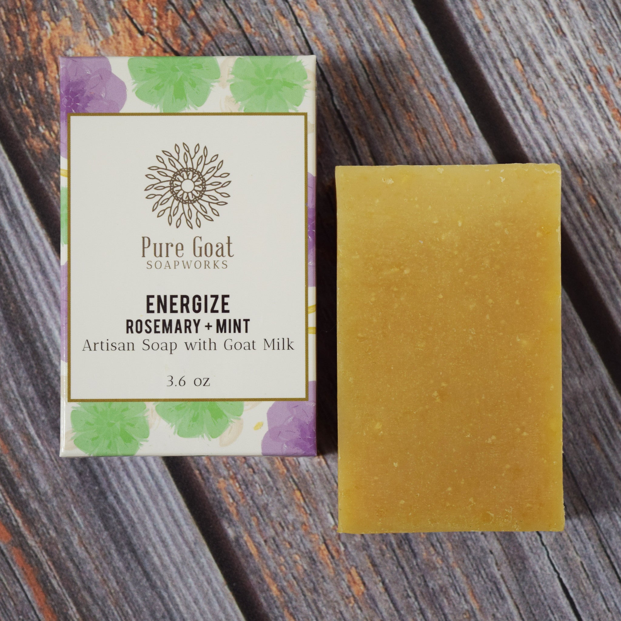 Image of Energize Rosemary + Mint Goat Milk Soap