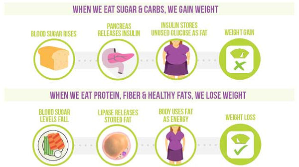 infographic Nutracelle sugar and carbs