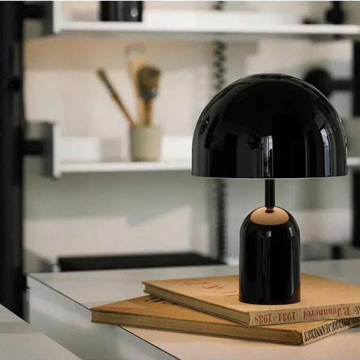 Bell Portable LED Table Light, Black by Tom Dixon