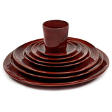La Mere Red 18.1" Cheese or Charcuterie Serving Plate by Marie Michielssen for Serax Serax 