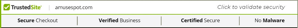 Trusted site with secure checkout as a verfied business, certified secure eCommerce with no Malware.