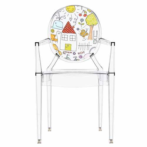 Lou Lou Ghost Special Edition Armchair by Philippe Starck for Kartell