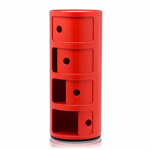 Kartell Componibili 3 Modules / Red
