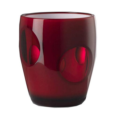 August & Leo 4-Pack 10.5 oz. Faceted Glass Tumblers Refurbished