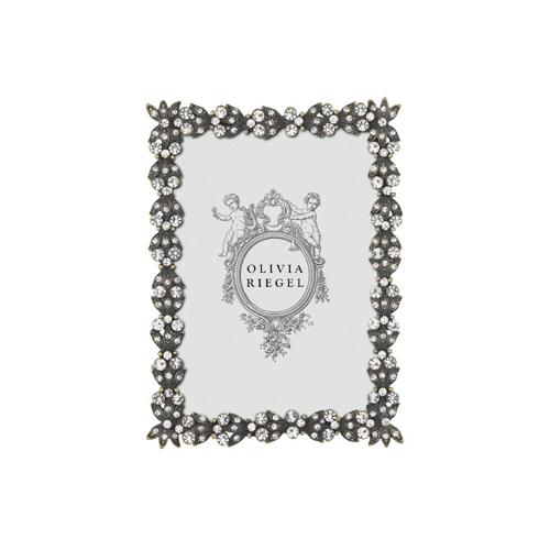 Bronze Crystal Victoria Frame, 2.5” x 3.5” by Olivia Riegel