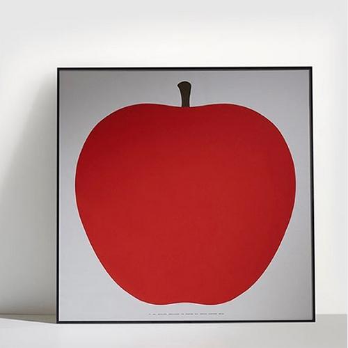 Uno, La Mela Silkscreen Apple Print by Enzo Mari for Danese Milano ...