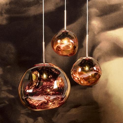 Dezelfde Ramkoers Beraadslagen Melt Mini LED Pendant Light Copper, 11" by Tom Dixon – Amusespot