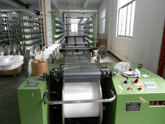 Microfiber yarn spooling at Eurow manufacturing site